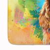 Cocker Spaniel Hippie Dawg Memory Foam Kitchen Mat Machine Washable Anti-Fatigue Mat Cushion Comfort Bath Mat or Kitchen Rug