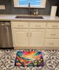 Freesia in Color Memory Foam Kitchen Mat Machine Washable Anti-Fatigue Mat Cushion Comfort Bath Mat or Kitchen Rug