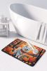 American Eskimo Fall Memory Foam Kitchen Mat Machine Washable Anti-Fatigue Mat Cushion Comfort Bath Mat or Kitchen Rug