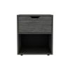 Nightstand Altheimer, Bedroom, Light Gray