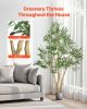 6FT Artificial Olive Tree Tall Fake Plant with Black Pot for Home Office