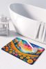 Marigolds in Color Memory Foam Kitchen Mat Machine Washable Anti-Fatigue Mat Cushion Comfort Bath Mat or Kitchen Rug