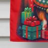 Sheltie Holiday Christmas House Flag Large Porch Sleeve Pole Decorative Outside Yard Banner Artwork Wall Hanging, Polyester, House Size, Multicolor