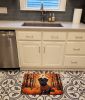Affenpinscher Fall Memory Foam Kitchen Mat Machine Washable Anti-Fatigue Mat Cushion Comfort Bath Mat or Kitchen Rug