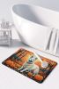 White German Shepherd Fall Memory Foam Kitchen Mat Machine Washable Anti-Fatigue Mat Cushion Comfort Bath Mat or Kitchen Rug