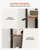 VEVOR 5 Tier Corner Shelf Tall Corner Stand with LED Light Narrow Display Rack