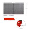 DURHAND Tool Organizer Wall Mounted with 54 Piece Pegboard and Shelf 50 Hooks, DIY Garage Storage with Strong loading Capacity