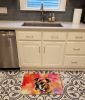 Boxer Hippie Dawg Memory Foam Kitchen Mat Machine Washable Anti-Fatigue Mat Cushion Comfort Bath Mat or Kitchen Rug