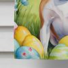 Basenji Easter Egg Hunt House Flag Large Porch Sleeve Pole Decorative Outside Yard Banner Artwork Wall Hanging, Polyester, House Size, Multicolor