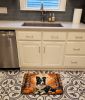 Border Collie Fall Memory Foam Kitchen Mat Machine Washable Anti-Fatigue Mat Cushion Comfort Bath Mat or Kitchen Rug