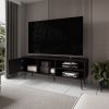 Long Beach Tv Stand , Living Room, Black