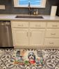 Bearded Collie The Chef Memory Foam Kitchen Mat Machine Washable Anti-Fatigue Mat Cushion Comfort Bath Mat or Kitchen Rug