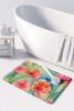 Carnations in Watercolor Memory Foam Kitchen Mat Machine Washable Anti-Fatigue Mat Cushion Comfort Bath Mat or Kitchen Rug