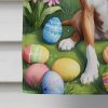 Boxer Easter Egg Hunt House Flag Large Porch Sleeve Pole Decorative Outside Yard Banner Artwork Wall Hanging, Polyester, House Size, Multicolor