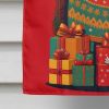 Shiba Inu Holiday Christmas House Flag Large Porch Sleeve Pole Decorative Outside Yard Banner Artwork Wall Hanging, Polyester, House Size, Multicolor