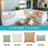 HGTV Art Deco Brushed Faux Fur Pillow Quietude 22 x 22 inches