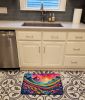 Petunias in Color Memory Foam Kitchen Mat Machine Washable Anti-Fatigue Mat Cushion Comfort Bath Mat or Kitchen Rug