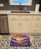 Hyacinths in Color Memory Foam Kitchen Mat Machine Washable Anti-Fatigue Mat Cushion Comfort Bath Mat or Kitchen Rug