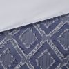 Ombre Printed Clipped Jacquard Comforter Set