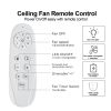 56 in. Dimmable Integrated LED Indoor&Outdoor White Ceiling Fan with DC Motor and Remote