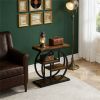 Wooden coffee table with storage rack, side table, sofa table