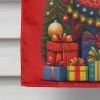 Vizsla Holiday Christmas House Flag Large Porch Sleeve Pole Decorative Outside Yard Banner Artwork Wall Hanging, Polyester, House Size, Multicolor