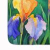 Tennessee Iris in Watercolor Memory Foam Kitchen Mat Machine Washable Anti-Fatigue Mat Cushion Comfort Bath Mat or Kitchen Rug