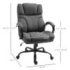 Vinsetto Big & Tall Office Chair. Executive Computer Chair with Adjustable Height, Swivel Wheels, 500lbs, Dark Gray