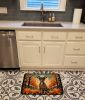 Miniature Pinscher Fall Memory Foam Kitchen Mat Machine Washable Anti-Fatigue Mat Cushion Comfort Bath Mat or Kitchen Rug
