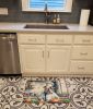American Bulldog The Chef Memory Foam Kitchen Mat Machine Washable Anti-Fatigue Mat Cushion Comfort Bath Mat or Kitchen Rug