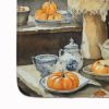 Bichon Frise Fall Kitchen Pumpkins Memory Foam Kitchen Mat Machine Washable Anti-Fatigue Mat Cushion Comfort Bath Mat or Kitchen Rug