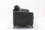 Callie 79" Gray Woven Fabric Sofa