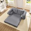 Human Dog Bed, Lazy Sofa Couch, 78.7" Multi-Functional Foldable Sofa Bed, 3-in-1 Teddy Fabric Foam-Filled Sleeper Sofa Bed for Living Room,Guest Bed