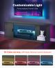 VEVOR TV Stand for TVs up to 65 in Modern Entertainment Center with Glass Shelf
