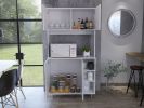Bayshore 3-Shelf Pantry Cabinet White