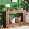120 Cm Landhaus Style Console Table with Storage for Entrance Area Wooden Sofa Table for Home Decor