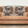 SOGA 2X 50cm Vintage Oil Painting Color Raised Embroidery Empress Flower Throw Pillow