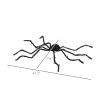 3.25" Halloween Prop Light-up Oversized Spider, Outdoor Halloween Decoration with Light Up Bendable Legs