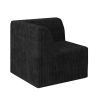 Corner sofa Compressed Sectional Sofa Modern Minimalist Style Corduroy Couch, Sleeper Sofa for Living Room, Bedroom