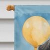 Havanese Happy Birthday House Flag Large Porch Sleeve Pole Decorative Outside Yard Banner Artwork Wall Hanging, Polyester, House Size, Multicolor