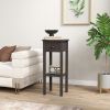 2-Tier Side Table with Drawer Shelf, End Table for Living Room Hallway, Coffee