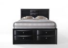 Ireland Black Finish Full Bed W/Storage