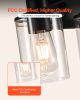 3-Light Bathroom Light Fixtures Modern Vanity Light Lamp Fixtures over Mirror