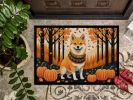 NEW Shiba Inu Fall Doormat Front Door Mat Indoor Outdoor Rugs for Entryway, Non Slip Washable Low Pile, 18H X 27W