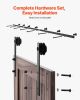 VEVOR 10FT Sliding Barn Door Hardware Kit for Single Sliding Barn Door I-shape