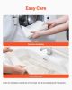 Natural Linen Curtains 52 x 84 inch 2 Panels Set Semi Sheer Light Filtering
