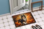 NEW Sheltie Fall Doormat Front Door Mat Indoor Outdoor Rugs for Entryway, Non Slip Washable Low Pile, 18H X 27W