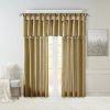Twist Tab Lined Window Curtain Panel Bronze 50x120"