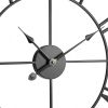 Wall Clock, 24 in Wall Clock Roman Numerals, Battery Operated Non Ticking Silent Classic Decorative Round Clocks, for Living Room Bedroom Office Kitch