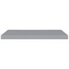 Floating Wall Shelf Gray 31.5"x9.3"x1.5" MDF